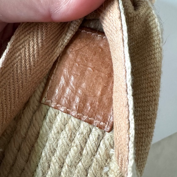Tory Burch Tan and Orange Espadrilles NWOT - Picture 8 of 10